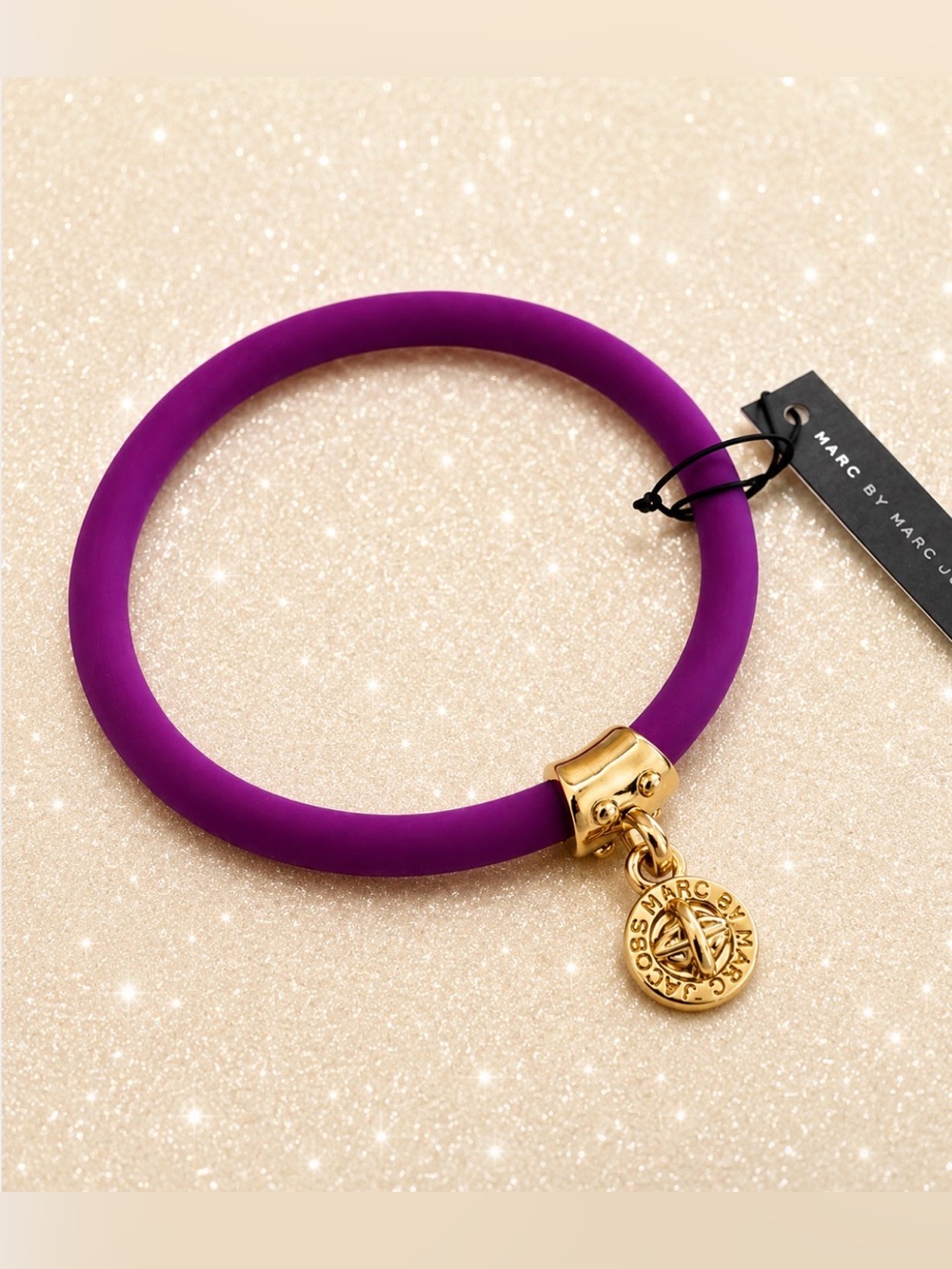 Marc by Marc Jacobs Plum Bracelet w/Charm